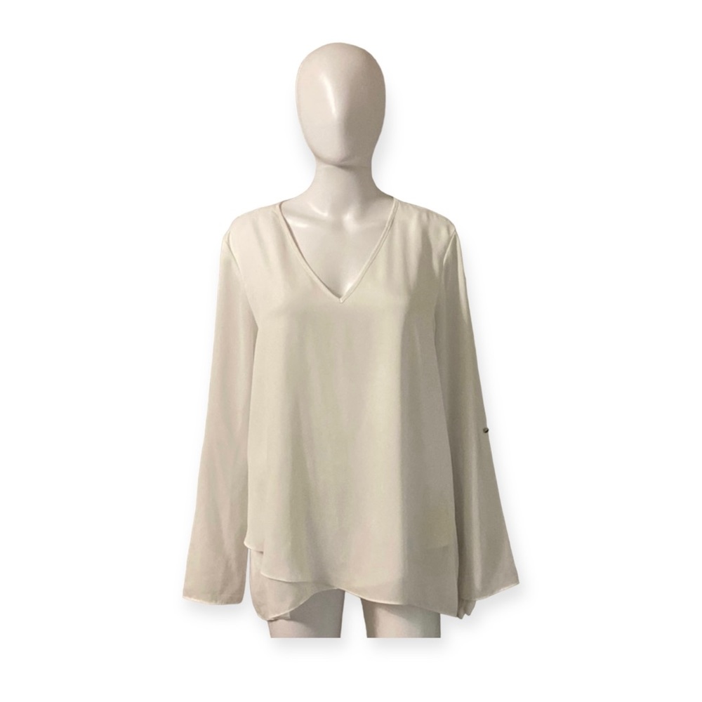 Zac & Rachel White Blouse Size L